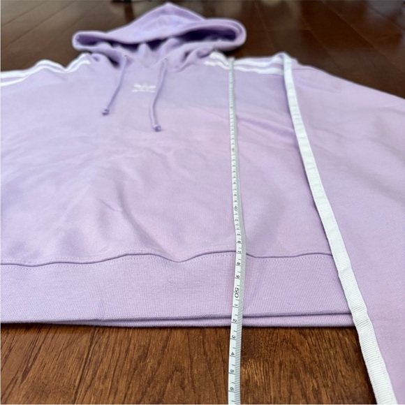 Adidas cropped Lavender Hoodie - Picture 4 of 5